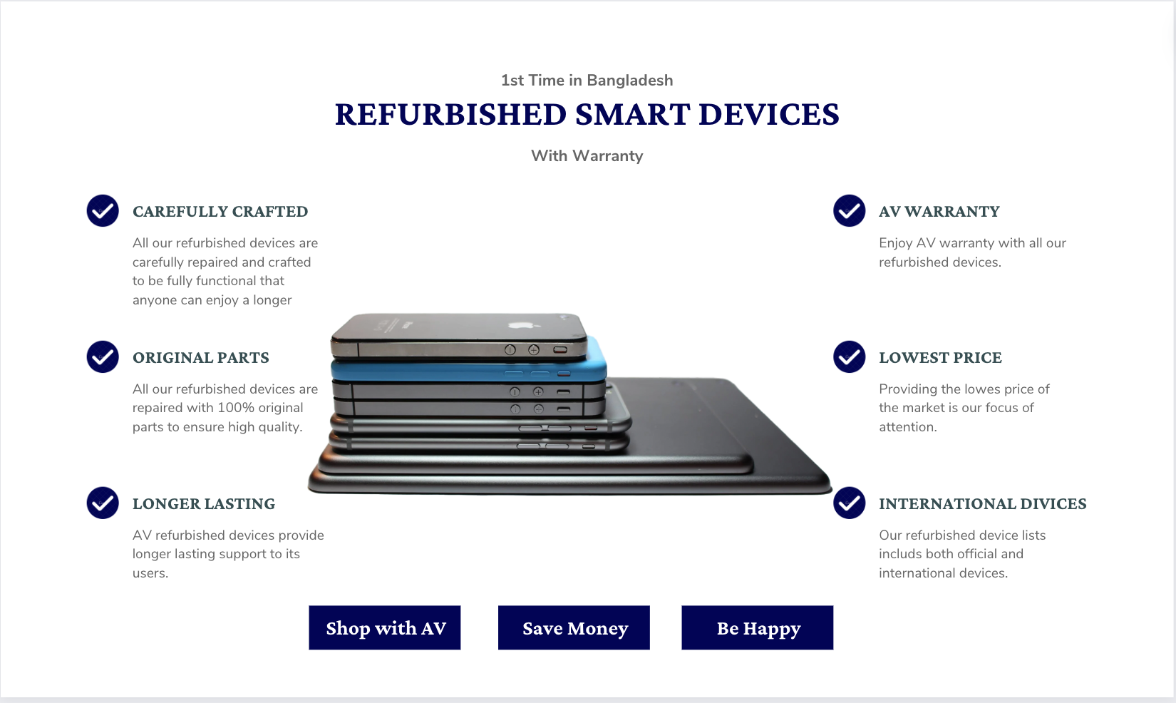 refurbished devices lowest price in Bangladesh